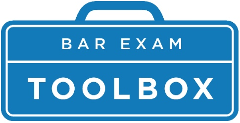 Bar Exam Toolbox